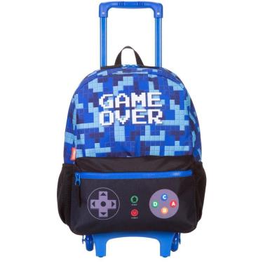 Imagem de Mochila de Rodinhas Com Alça Sestini Game Plus 2 Azul