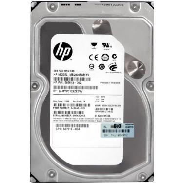 Imagem de HD sas hp 2TB 7.2K 3.5 MB2000FAMYV 507613-002