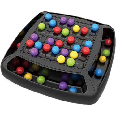 Imagem de  Checkers Board Game - Rainbow Ball Elimination Board Game 