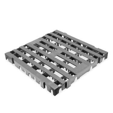 Imagem de Pallet Plástico Estrado Piso Resistente 50X50 Paletes Preto