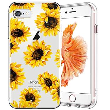Imagem de Capa para iPhone 6 iPhone 6s, estampa floral de girassol, à prova de choque macio TPU bumper fina linda flor amarela capa compatível com iPhone 6/6s 4,7 polegadas