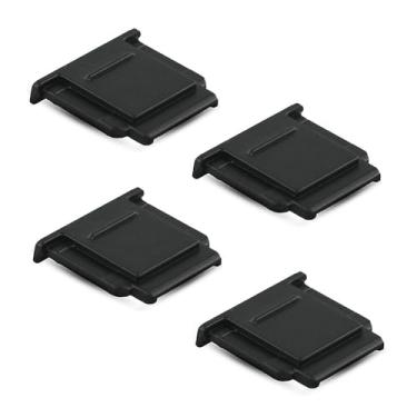 Imagem de Keabroir Pacote com 4 tampas protetoras Hot Shoe para Sony A7 III A7R IV III A7S III A9 II RX10 IV III A7R V A7 IV A6600 A6500 A6400 ZV-1 II ZV-1 ZV-E1 ZV-E10 FX30 A7C A1 substitui FA-SH C1M