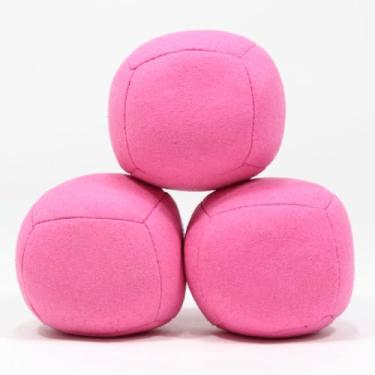 Imagem de Zeekio Astro Juggling Ball Set - 100g Shredded Rubber Filled - Super Soft - Set of Three (3) (Pink)