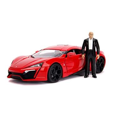 Imagem de MINIATURA LYKAN HYPERSPORT DOM VELOZES E FURIOSOS COM BONECO 1/18