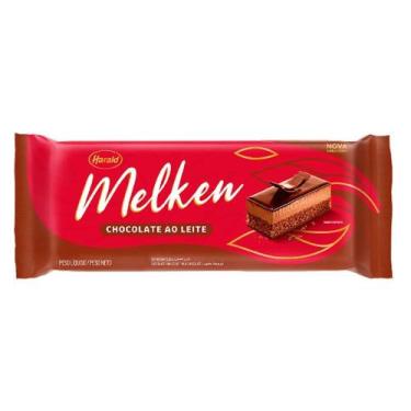 Imagem de Chocolate Melken Ao Leite Barra 1,01Kg Harald