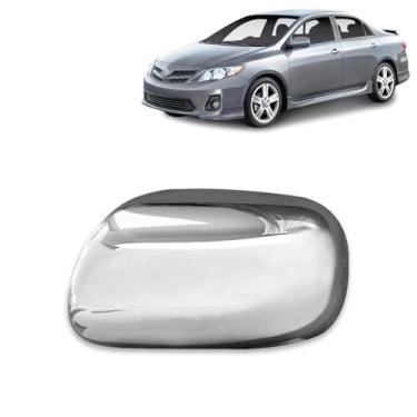 Imagem de Aplique Cromado para Capa Retrovisor Toyota Corolla 2009 2010 2011 2012 2013 2014 Etios 2012 2013 Sem Pisca - LE