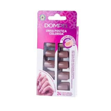 Imagem de Unha Postiça Dompel C/24 797 Nude Mocha