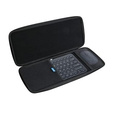Imagem de Anleo Capa rígida de viagem para teclado sem fio Logitech K380 + combo de mouse Pebble M355