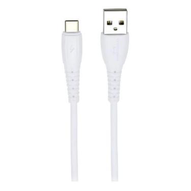 Imagem de Cabo Tipo C X Usb Macho Maketech 2 Metros Branco Ca-227c, Branco