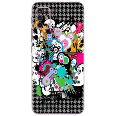 Imagem de Capa Adesivo Skin022 Verso Para Motorola Moto G30 (2021) - KawaSkin