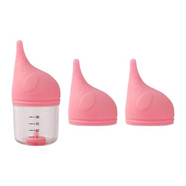 Imagem de Bothyi Kit de alimentação com mamadeira para gatinhos, mamadeira para animais de estimação, bicos de silicone reutilizáveis, mamadeiras para gatinhos para, Rosa