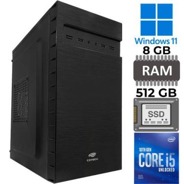 Imagem de Computador Core i5-10500, SSD NVME 512 GB, Memória RAM 8GB DDR4, Windo
