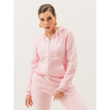 Imagem de Roupa de Frio Conjunto Moletom Calça Blusa Agasalho Abrigo Manga comprida-Feminino