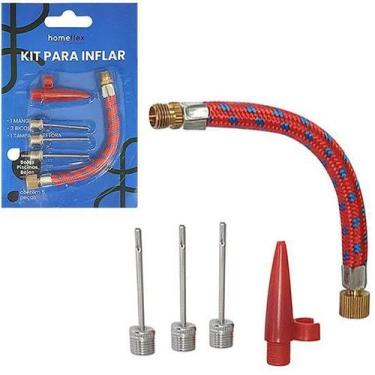Imagem de Kit Para Inflar Bolas Piscinas E Infláveis Com 5 Peças - Western