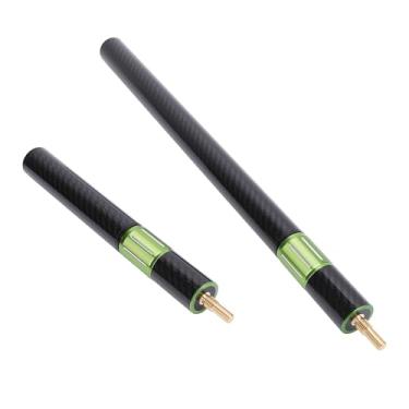 Imagem de Extensão de Sinuca, 2 Peças de Extensão de Piscina de Fibra de Carbono 17in 9in Extensão Extensível de Bilhar para Práticas de Entretenimento