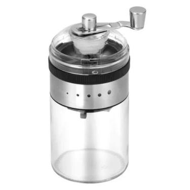 Imagem de Moedor De Café Manual Moinho de Cerâmica Com Ajuste De Moagem Recipien