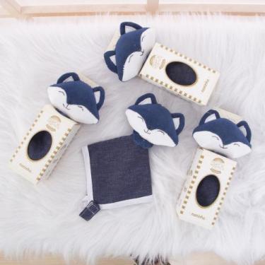 Imagem de Paninho Naninha Bichinho Porta Chupeta Bebe Pelúcia - Lalu Enxovais, R