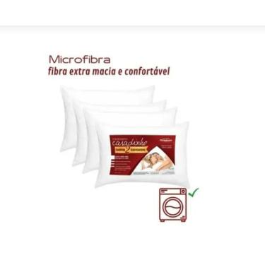 Imagem de Kit 4 Travesseiros Casadinho Ortobom Toque Suave - Lc Baby - Luck Baby