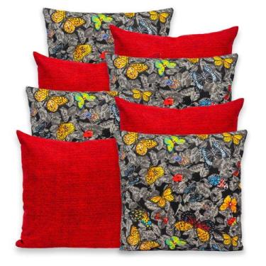 Imagem de Kit 8 Capas de Almofada com Zíper 40cmx40cm Gorgurinho - Dryka Enxovai