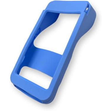 Imagem de Capa protetora de silicone para Pax A920 Pro (dispositivo com código de barras) - compatível com base de carregamento (azul pastel)