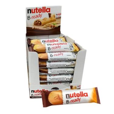 Imagem de Biscoito Recheado Nutella B-ready Caixa com 36 Pacotes 22g