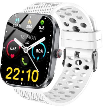Imagem de Lamshaw Pulseira de silicone compatível com relógio inteligente Kuizil, pulseira esportiva de substituição com fivela de metal compatível com smartwatch Kuizil T70 de 1,9 polegadas (para Kuizil T70,