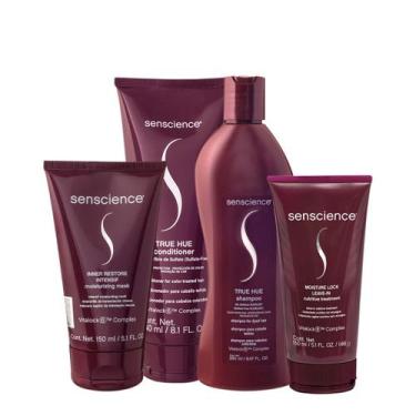 Imagem de Kit Senscience True Hue Intensif Moisture Home Care Leave-in (4 produt