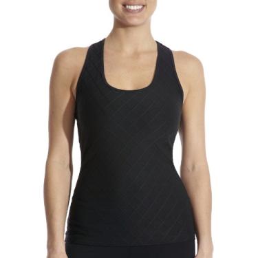 Imagem de Beyond Yoga Costas nadador acolchoadas, preto, médio