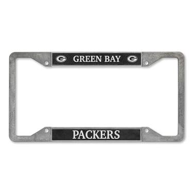 Imagem de Rico Industries Moldura de placa de estanho NFL Football Green Bay Packers 30,48 cm x 15,24 cm