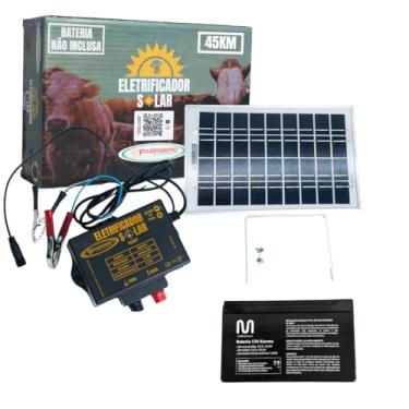 Imagem de FAZENDEIRO, Cerca Elétrica Rural Eletrificador 45Km Solar com Bateria