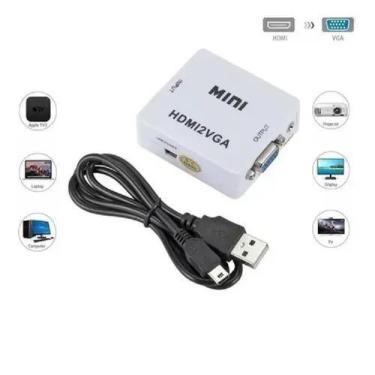 Imagem de Conversor Vídeo HD Saída HDMI Para VGA - Exito
