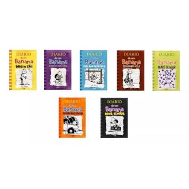Imagem de Kit C/7 Livros Diário De Um Banana 4 ao 10 - Capa Dura
