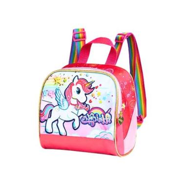 Imagem de Bolsa Térmica Lancheira Unicornio CBFP6021 - Clio, Rosa