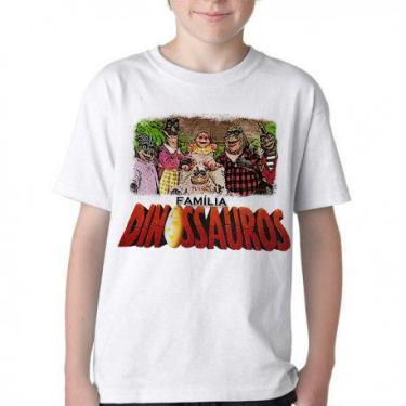 Imagem de Camiseta Infantil ou adulto  Família Dinossauro  Blusa Criança todos t