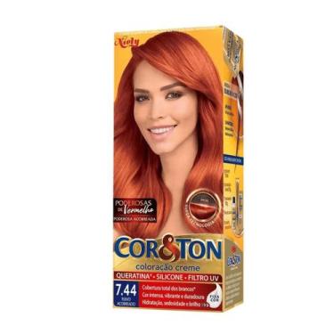 Imagem de Tintura Cor&Ton Niely 7.44 Ruivo Acobreado com 1 Unidade