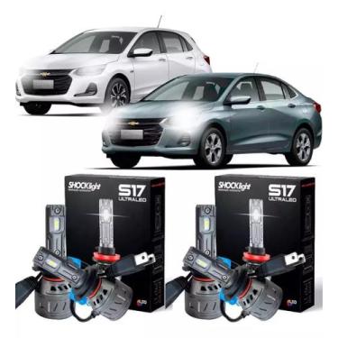 Imagem de Kit Ultra Led Onix Premier Anti Erro Farol Alto E Baixo - Gusta Car Pa
