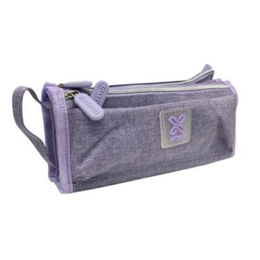 Imagem de Estojo Escolar Triplo Lilás Original Backpack - Xeryus - Xeryus Imp.di