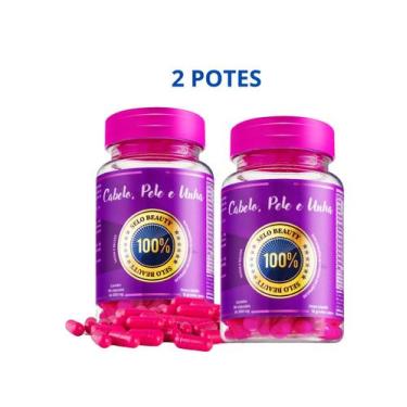 Imagem de Multivitamínico para Mulher Cabelo Pele e Unhas - Selo Beauty 2 potes 