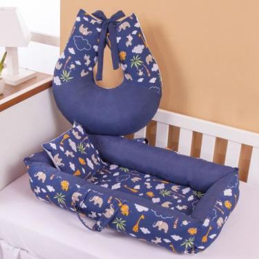 Imagem de Ninho De Bebê Redutor De Berço + Amamentação - Varias Estampas - Criat
