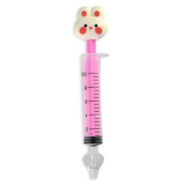 Imagem de Seringa Lavagem Nasal Infantil Bebê Bichos Bico Silicone - vila toy, C