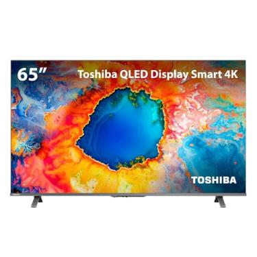 Imagem de Smart TV QLED 65" 4K Toshiba 65C450NS Google TV 4 HDMI 2 USB Wi-Fi - TB036M