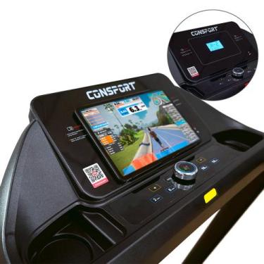 Imagem de Esteira Elétrica Residencial CT100 Connect Bluetooth Consport Porta Ce