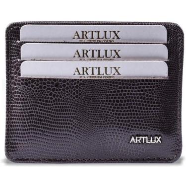 Imagem de Mini Carteira Couro Artlux 918, Cafe