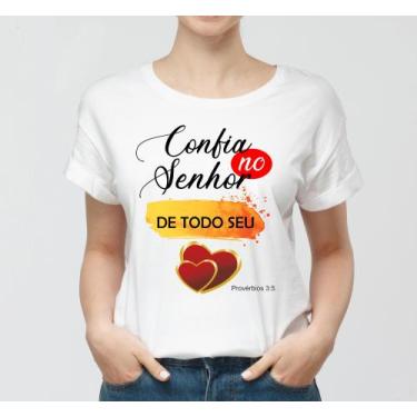 Imagem de Blusa T-shirt Camiseta Feminina Estampada, estampas evangélica - Innov