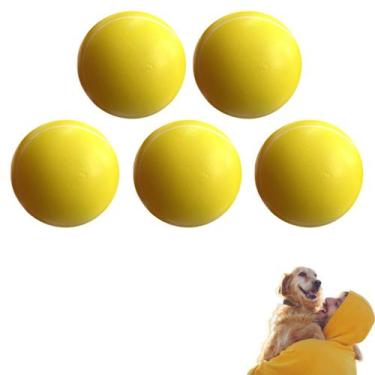 Imagem de Brinquedo pet mordedor Kit de brinquedos bola bolinha resistente para 