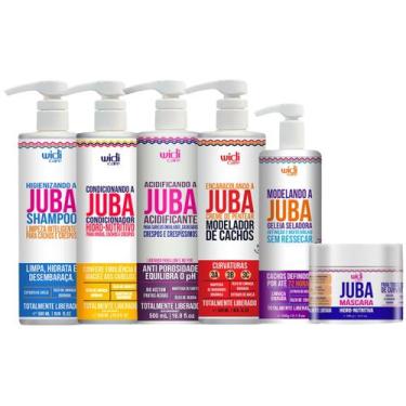 Imagem de Kit Juba Widi Care Shampoo + Condicionador + Mascara + Acidificante + 