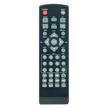 Imagem de VINABTY Controle remoto de substituição AT103B para controle remoto Ematic Digital TV Converter Box AT103B