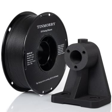 Imagem de Filamento PAHT de fibra de carbono 1,75 mm, filamento de impressão 3D TINMORRY PAHT-CF com excepcional resistência ao calor, compatível com impressoras 3D Bambu LAB FDM, carretel de 1 kg 1, preto
