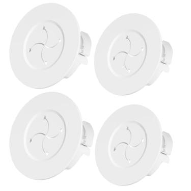 Imagem de YCLYC Kit de gerenciamento de cabos de parede, ocultador de fio branco para esconder cabos de TV montado na parede, kit de capas de cabo de instalação fácil de 7,6 cm, oculto para parede - Pacote com