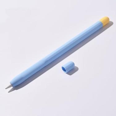 Imagem de GANGANPRO Estojo compatível com Apple Pencil 1ª geração, acessórios de aderência para Apple Pencil 1ª geração - azul claro